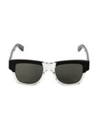 Saint Laurent 51mm Two-tone Square Sunglasses