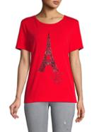 Karl Lagerfeld Paris Shiney Eiffel Tower T-shirt