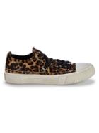 Allsaints Jazmin Leopard-print Calf Hair Sneakers