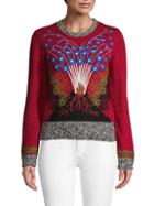 Valentino Hawaiian Couture Embroidered Sweater
