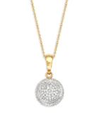Gurhan Delicate Geo Silvertone & 24k Gold Pendant Necklace