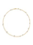Gabi Rielle Chain Happy 14k Gold Vermeil & Crystal Wrap Long Necklace