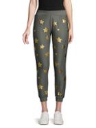 Chaser Star-print Stretch Jogger Pants