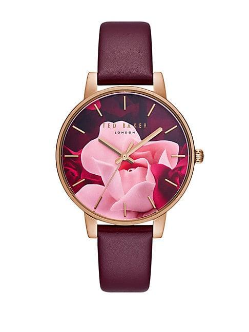 Ted Baker London Kate Leather Watch