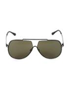 Tom Ford 61mm Brow Bar Aviator Sunglasses