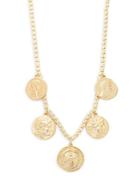 Kenneth Jay Lane Goldtone Multi-coin Necklace