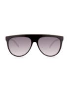 Balmain Gradient Gray Shield Sunglasses
