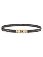 Moschino Studded Leather Belt