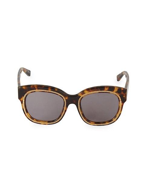 Stella Mccartney 51mm Square Cat Eye Sunglasses