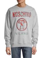 Moschino Couture Graphic Cotton Sweatshirt