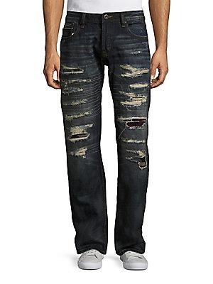 Cult Of Individuality Hagen Relaxed Distressed Jeans