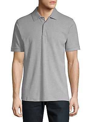 Stamp'd Cotton Polo