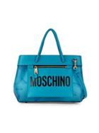 Moschino Logo Open Top Shoulder Bag