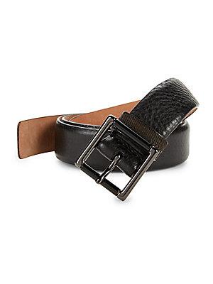 Armani Collezioni Textured Leather Belt