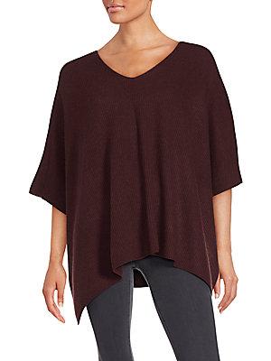 Vince Cashmere Poncho Sleeve Top