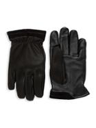 Ugg Leather Faux Fur-lined Tech Gloves