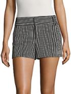 Alice + Olivia Striped Four-pocket Shorts