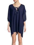 Tommy Bahama Lace-up Cover-up Dress