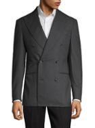 Eidos Double-breasted Wool Suit Jacket