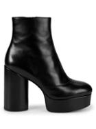 Marc Jacobs Amber Leather Platform Booties