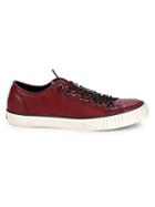 John Varvatos Multi-lace Leather Sneakers