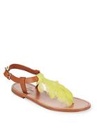 Valentino Italian Leather Thong Sandals
