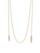 Adriana Orsini Artemis Pav&eacute; Long Wrap Necklace