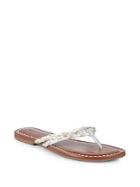 Bernardo Double-strap Leather Thong Sandals