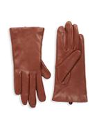 Saks Fifth Avenue Cashmere-lined Leather Gloves