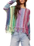 Free People Radiant Knit Striped Pullover