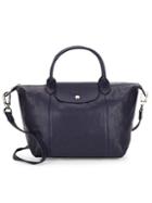 Longchamp Small Leather Top Handle Bag