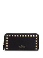 Valentino By Mario Valentino Grace Studded Leather Wallet