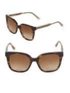 Bottega Veneta 52mm Oversized Sunglasses