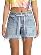 Riley Dukes Cut-off Distressed Jeans Shorts