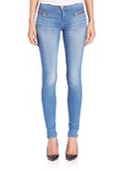 J Brand Emma Zip-pocket Skinny Jeans