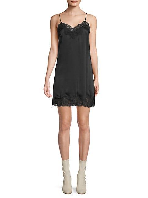 Alice + Olivia By Stacey Bendet Brighton Lace Trimmed Slip Dress
