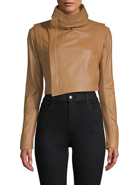 Veda Mad Max Cropped Moto Jacket