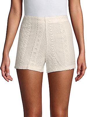 Lea & Viola Crochet Cotton Shorts