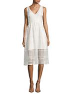 Adrianna Papell Lace A-line Dress