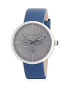 Ted Baker Stainless Steel & Leather-strap Watch