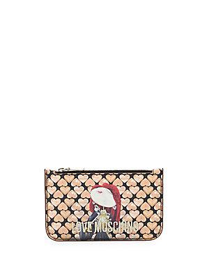 Love Moschino Printed Pouch