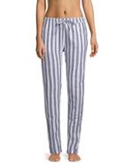 Onia Ella Striped Linen & Cotton Pants