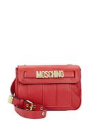 Moschino Magnetic-flap Leather Crossbody Bag