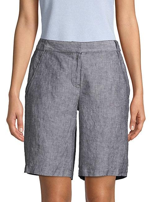 Saks Fifth Avenue Classic Linen Shorts