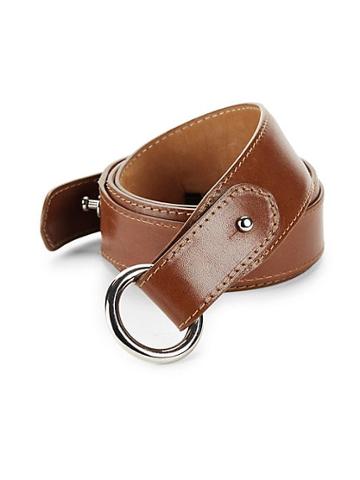 Paul Stuart O-ring Leather Belt