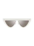 Fendi 53mm Flat-top Shield Sunglasses