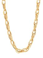 Saks Fifth Avenue Made In Italy 14k Yellow Gold Interlock Link Chain Necklace/20