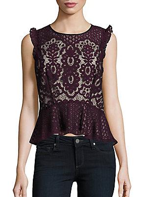 Parker Sleeveless Lace Top