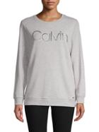 Calvin Klein Space-dyed Sequin Logo Sweatshirt