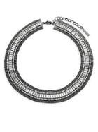 Saks Fifth Avenue Faceted Crystal Collar Necklace